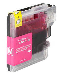 Kompatibilní inkoustová cartridge s: BROTHER LC-980 / LC-1100 Magenta